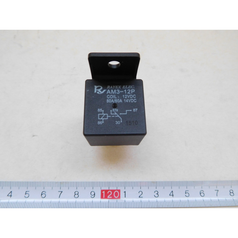 Przekaźnik elektromagnetyczny, SPDT, Ucewki :12VDC, 80A, 1,8W, nr kat: AM3-12CF