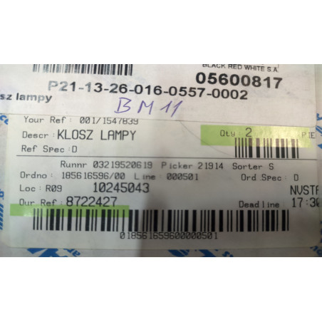 BM11   KLOSZ 1380757  ALTHA nr kat: 0