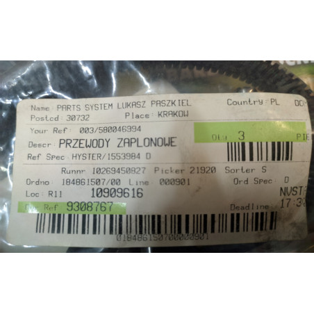 BM11   PRZEWÓD 1553984  ALTHA nr kat: 0