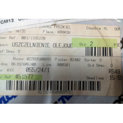 CM12   USZCZELNIENIE 1335228 ALTHA nr kat: 0
