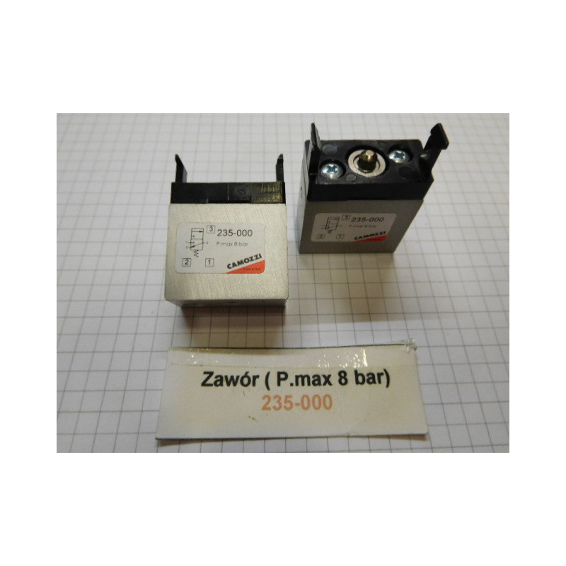 Zawór 235-000 ( P.max 8 bar), NC, nr kat: 235-000 Zawór 235-000 ( P.max 8 bar), NC, nr kat: 235-000