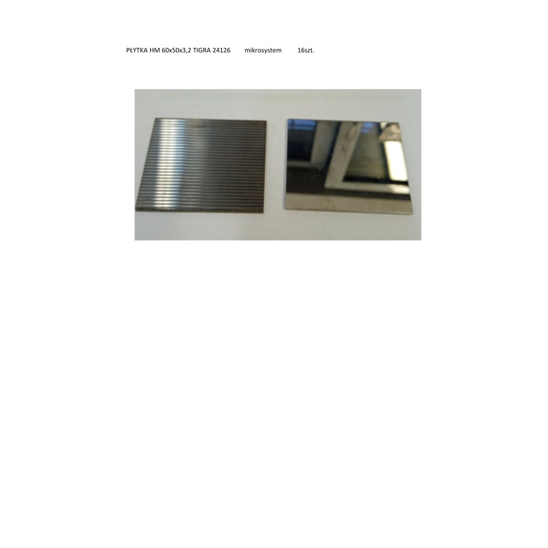 PŁYTKA PROFILOWA 60X50X3,2 PŁYTKA PROFILOWA 60X50X3,2