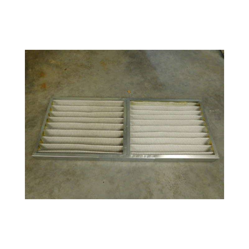 Filtr kasetowy 545x1350x90 mm, ramka stalowa, siatka jednostronna, nr kat: EU-4-545x1350x90