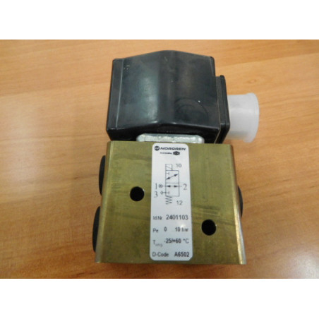 Elektrozawór 3/2 DN 5 NC G 1/4 Ms/NBR 0-10 bar 24VDC, nr kat: 2401103080002400