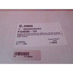 LD12   Pasek, Kit Media Drive Belts Extended Life ZE500 Series, ZEBRA 170PAX4, nr kat: P1046696-124