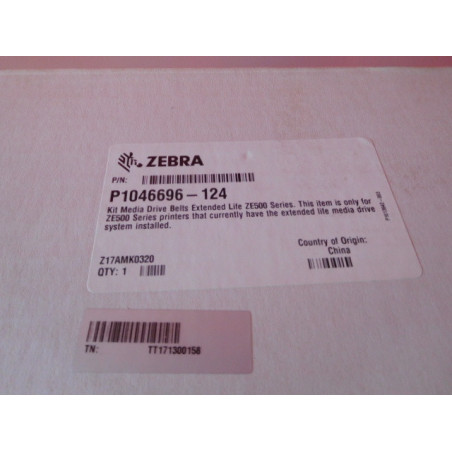 LD12   Pasek, Kit Media Drive Belts Extended Life ZE500 Series, ZEBRA 170PAX4, nr kat: P1046696-124