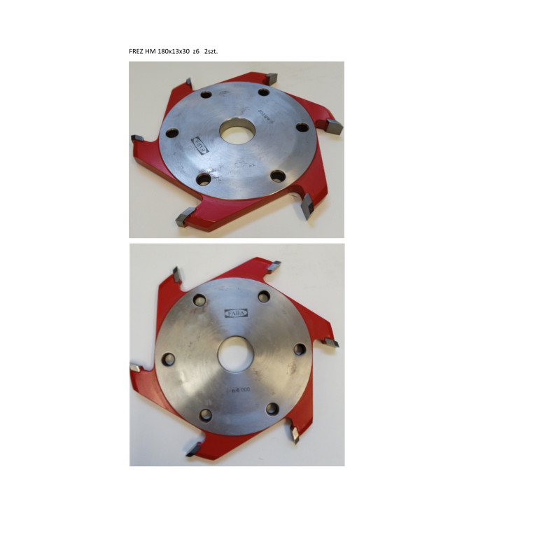 FREZ PROSTY NASADZANY - 180X13X30 - PRAWY/LEWY FREZ PROSTY NASADZANY - 180X13X30 - PRAWY/LEWY
