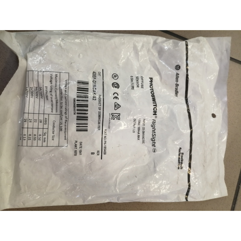 CZUJNIK optyczny, 42ef-D1RCAK-a2, Allen-Bradley CZUJNIK optyczny, 42ef-D1RCAK-a2, Allen-Bradley
